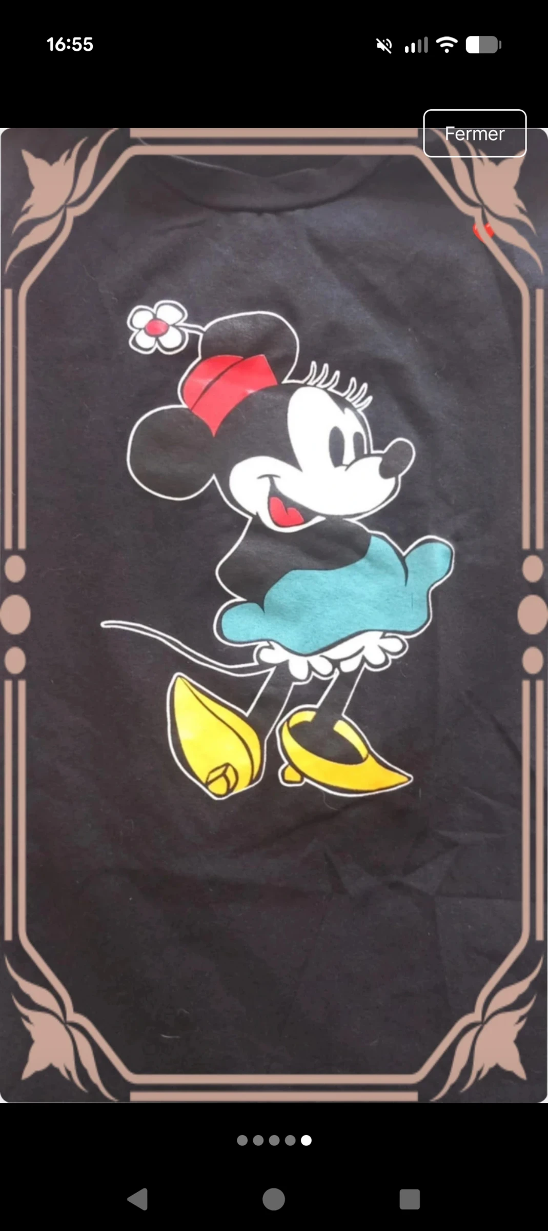 Black Minnie Mouse dress with tulle sleeves – 9/10 years (Very good condition – photo 2